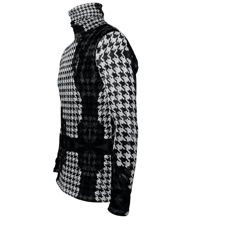 Mens Slim Fit Roll Neck