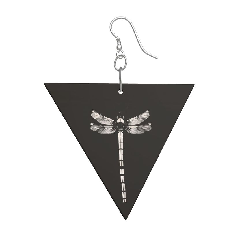 Wooden Earrings Geometric Shapes