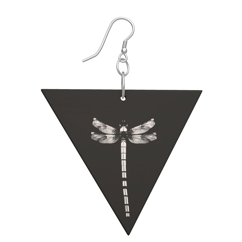 Wooden Earrings Geometric Shapes