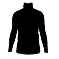 NimiaN Men’s Black Paisley Roll-Neck Top