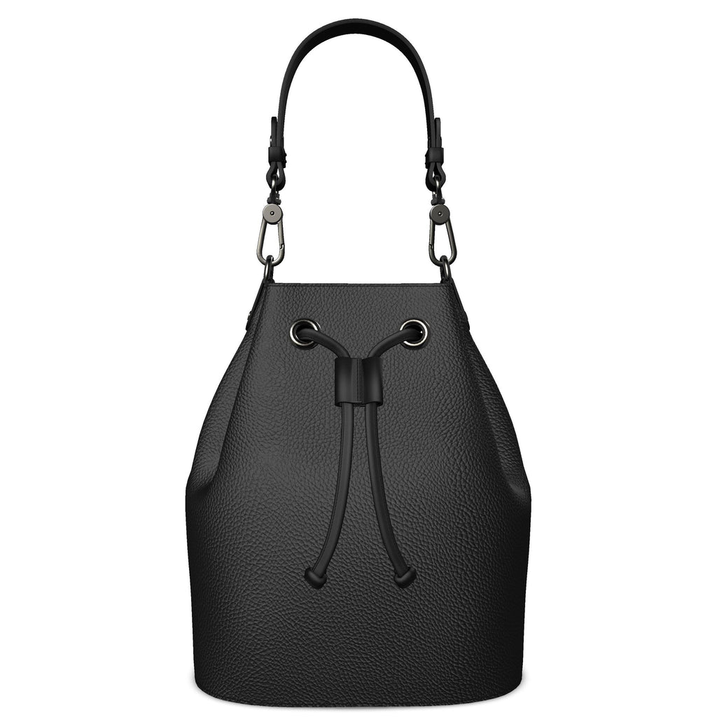 NimiaN Nocturne Nappa Leather Bucket Bag