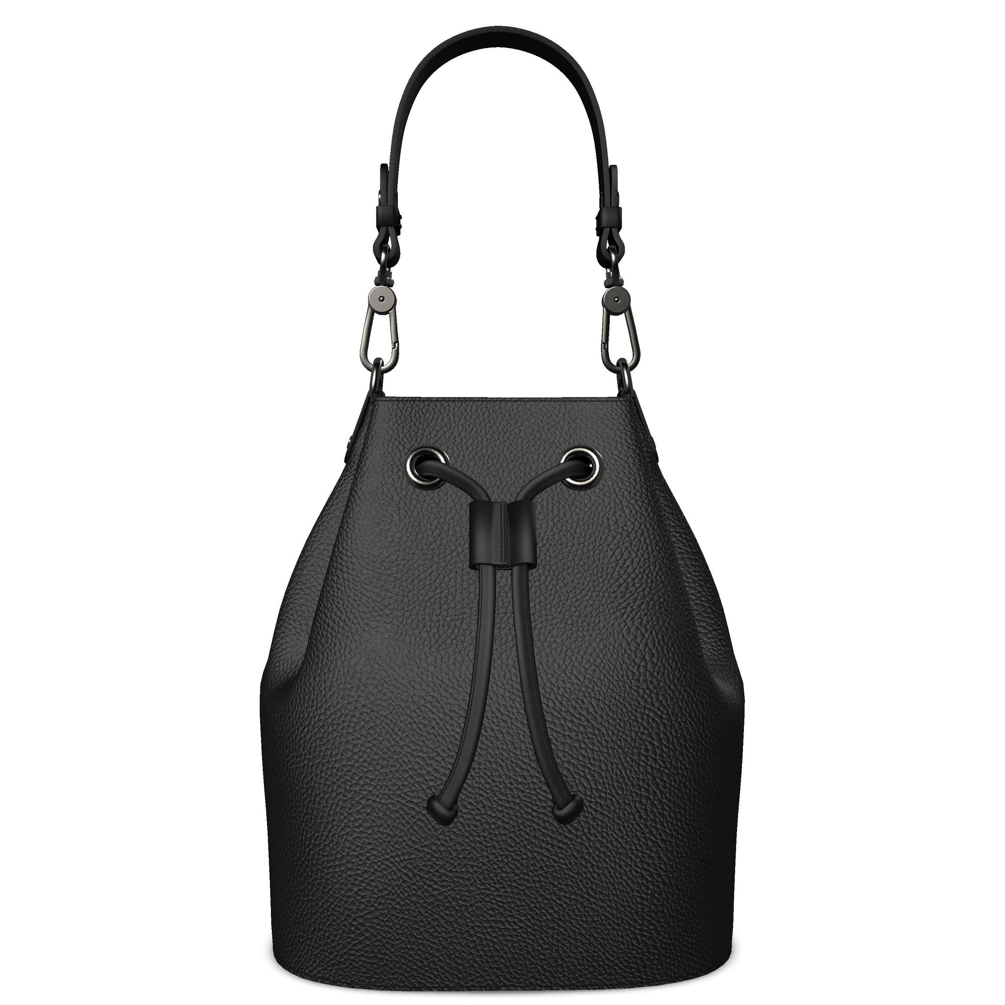 NimiaN Nocturne Nappa Leather Bucket Bag
