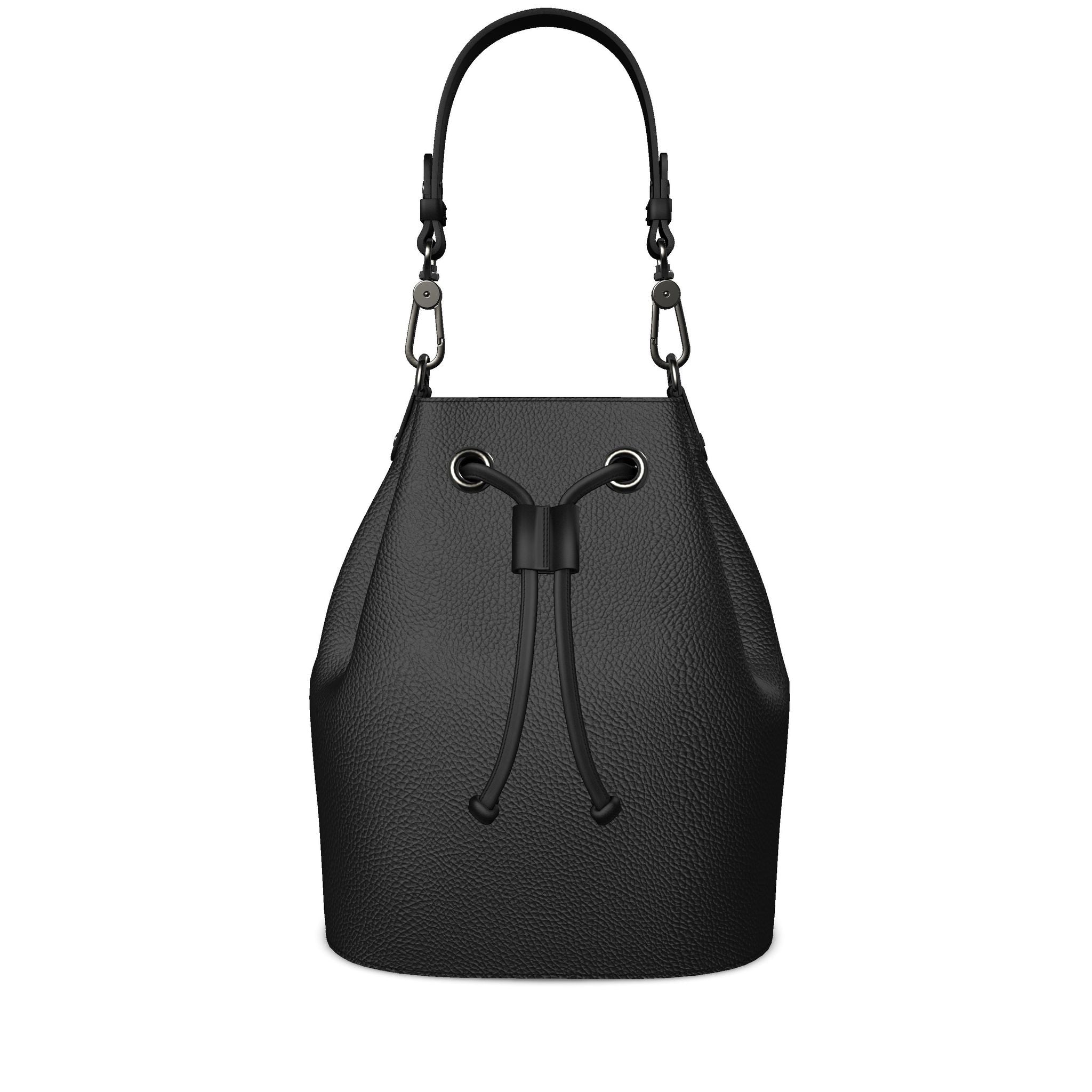 NimiaN Nocturne Nappa Leather Bucket Bag