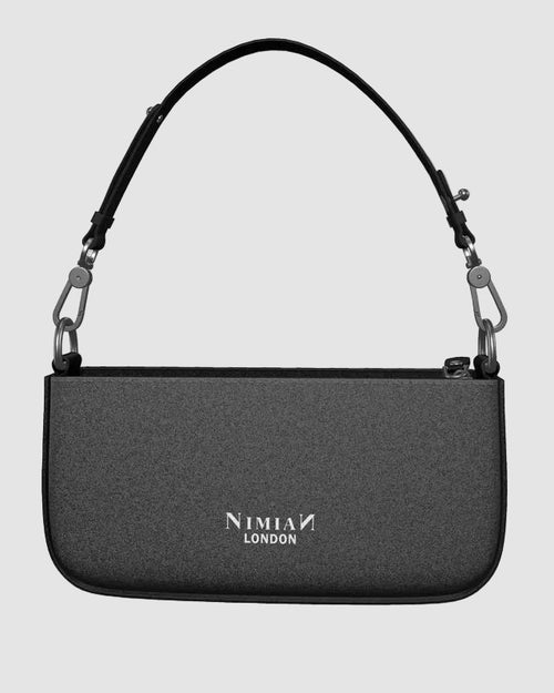 Black Zip Box Bag
