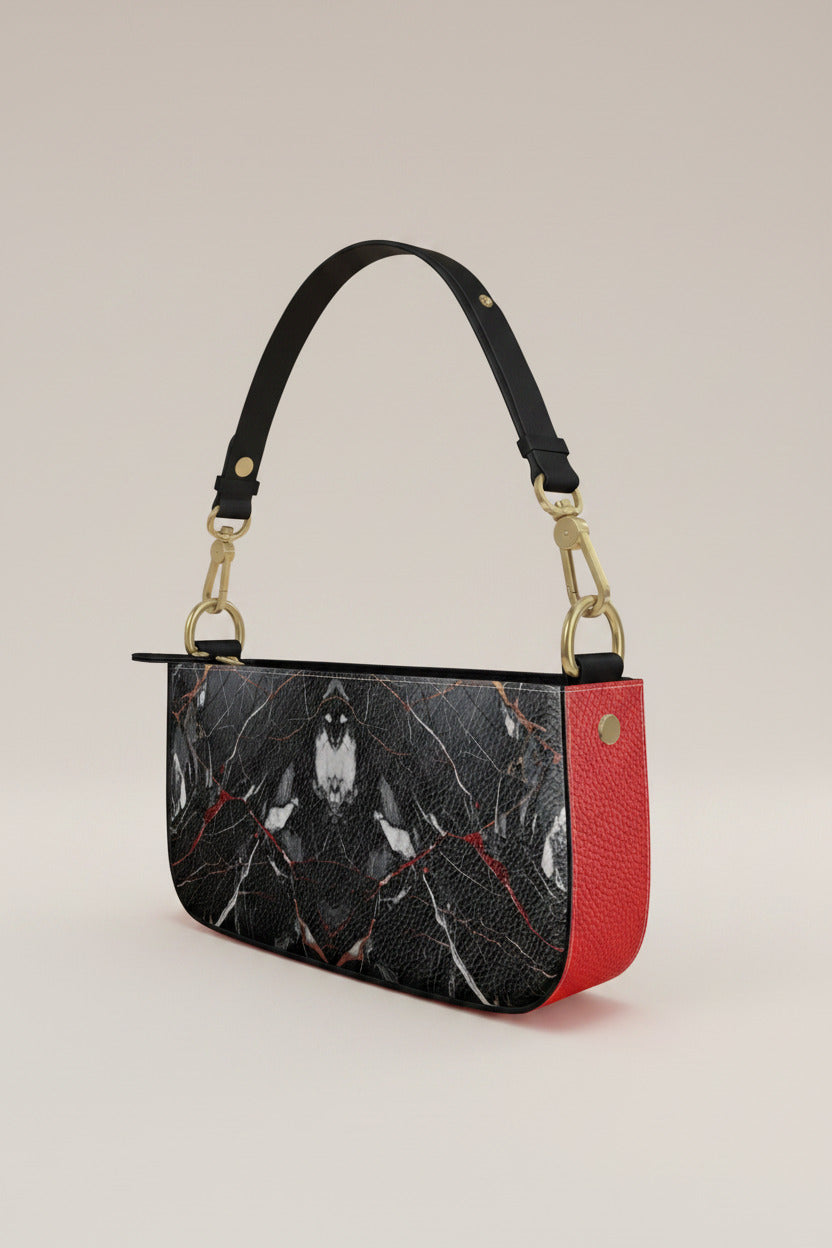 NimiaN Marmora Noctis Nocturne Leather Bag