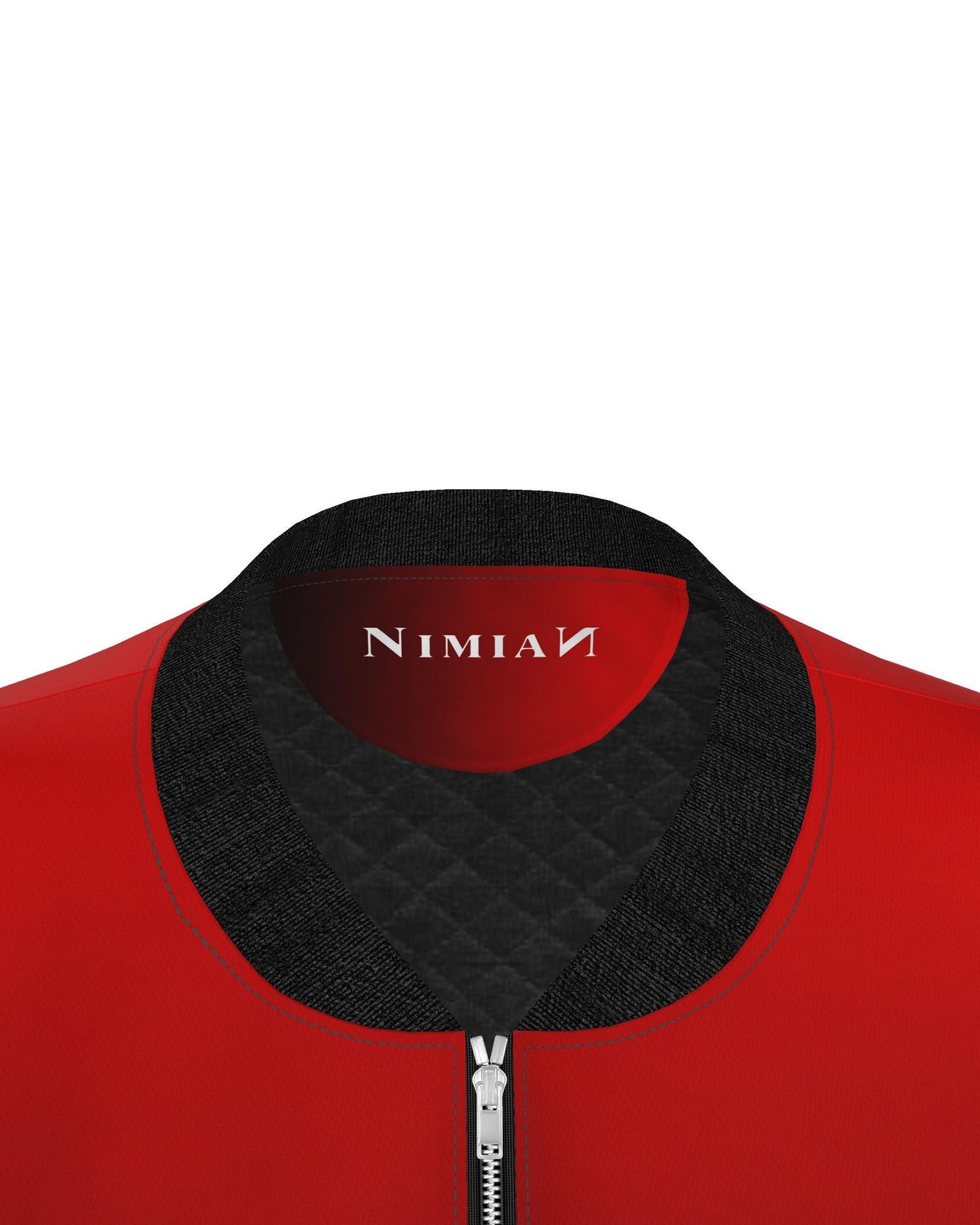 NimiaN Red Gradient Bomber Jacket