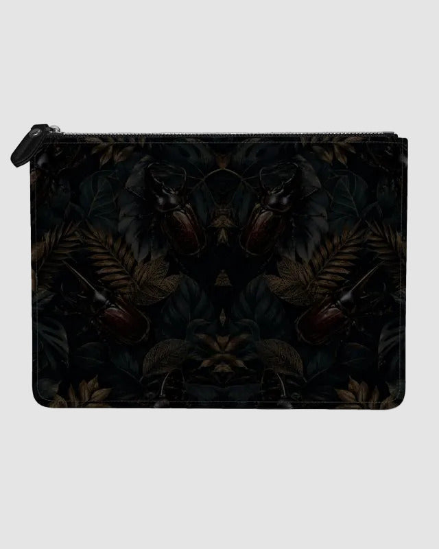 Leather Pouch Rhinoceros Beetles