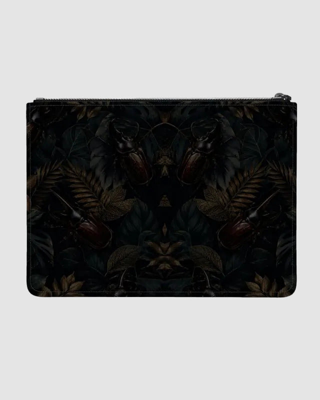 Leather Pouch Rhinoceros Beetles