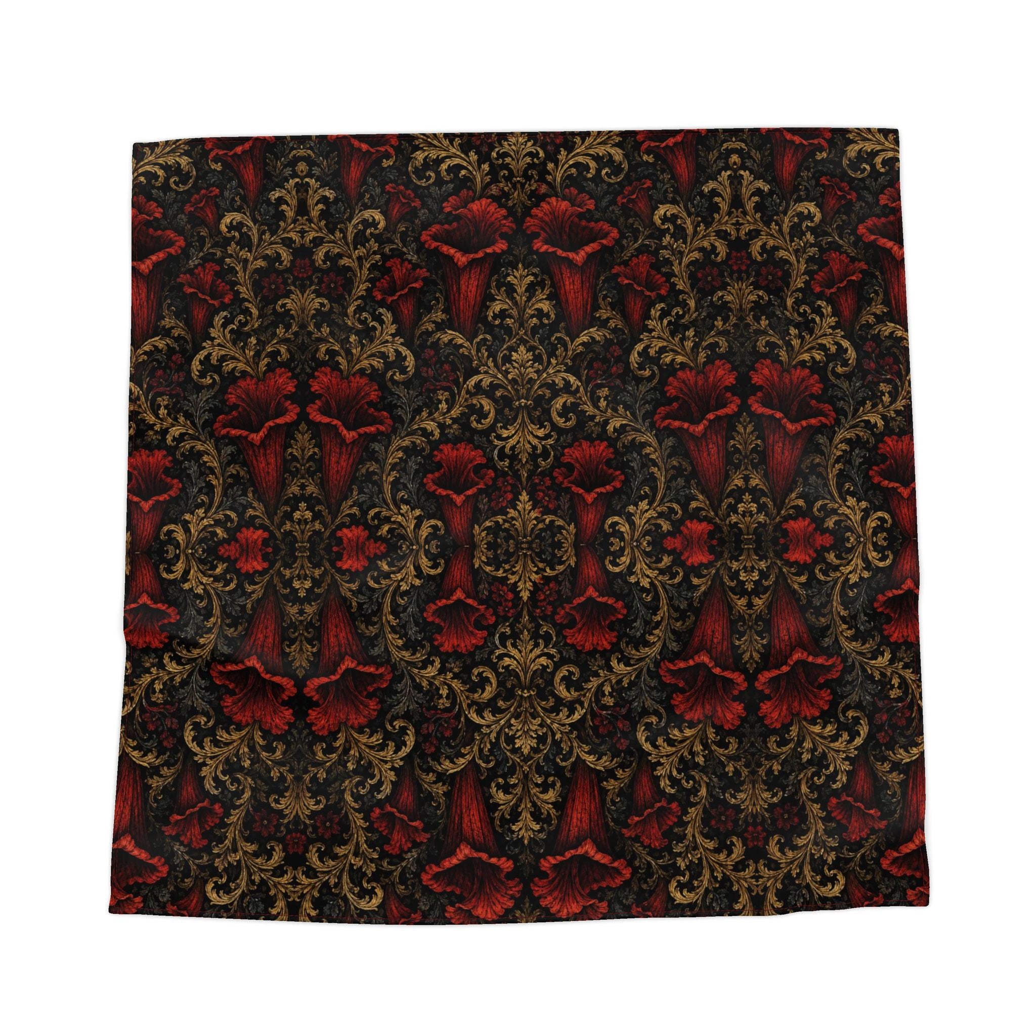 NimiaN Deep Red Bandana Scarf