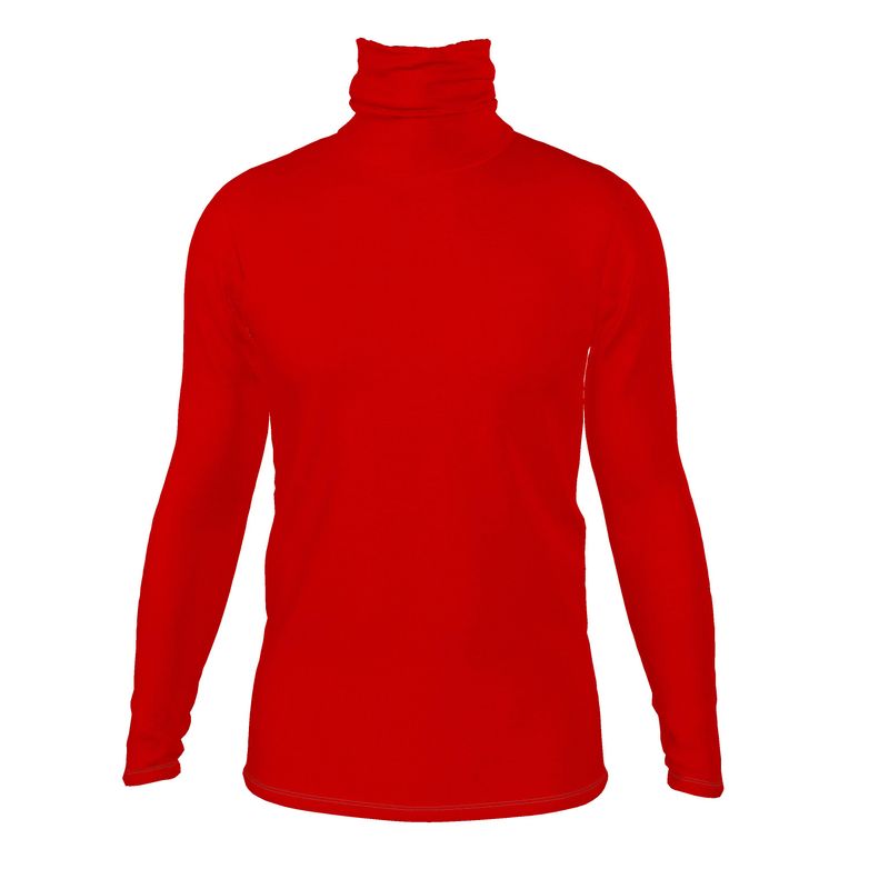 NimiaN Men’s Crimson Roll Neck (Slim Fit)