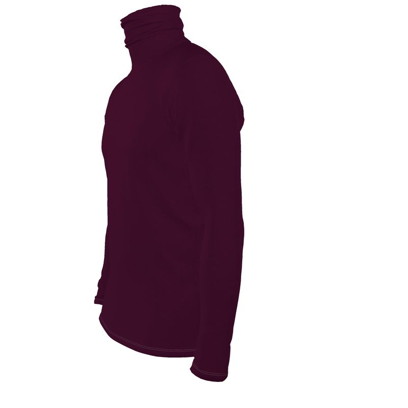 NimiaN Men’s Crimson Roll Neck (Slim Fit)