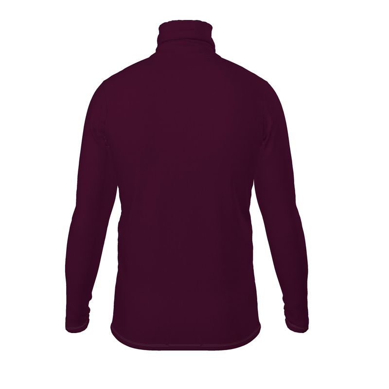 NimiaN Men’s Crimson Roll Neck (Slim Fit)