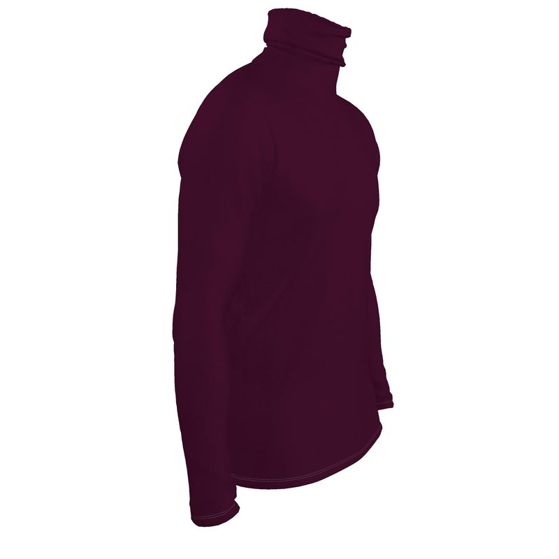NimiaN Men’s Crimson Roll Neck (Slim Fit)