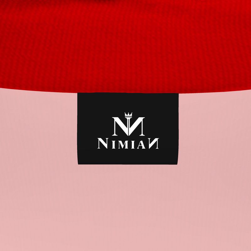 NimiaN Men’s Crimson Roll Neck (Slim Fit)