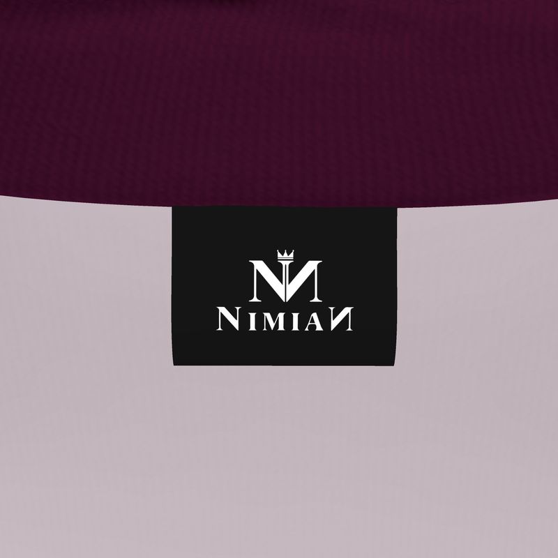 NimiaN Men’s Crimson Roll Neck (Slim Fit)