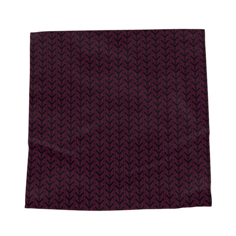 NimiaN Tonal Black Bandana Scarf