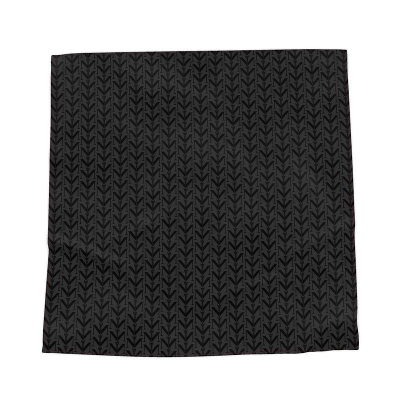NimiaN Tonal Black Bandana Scarf