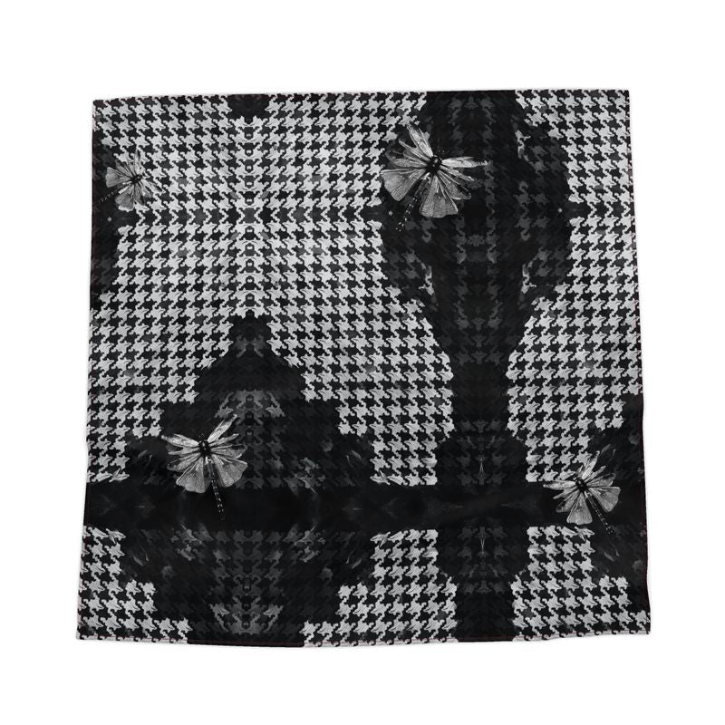NimiaN Noir Houndstooth Bandana