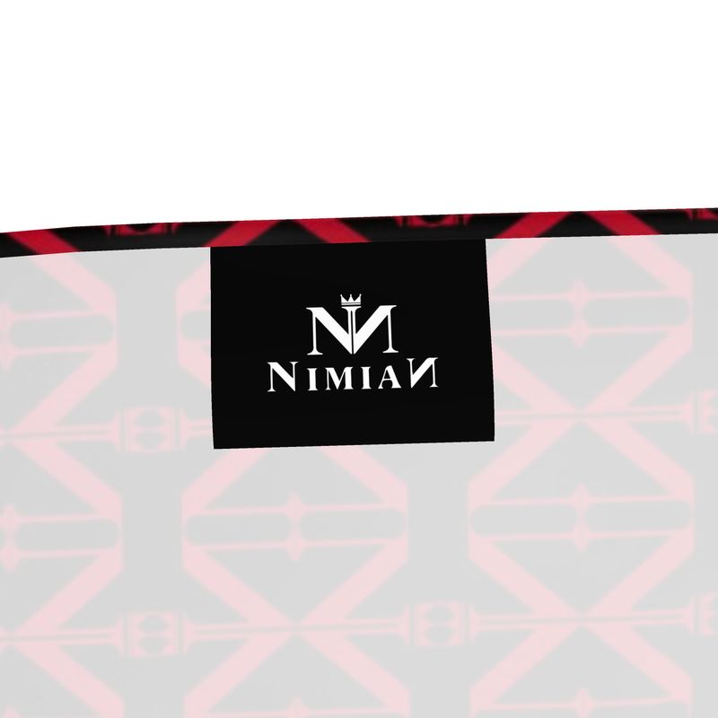 NimiaN Crimson Monogram Bandana