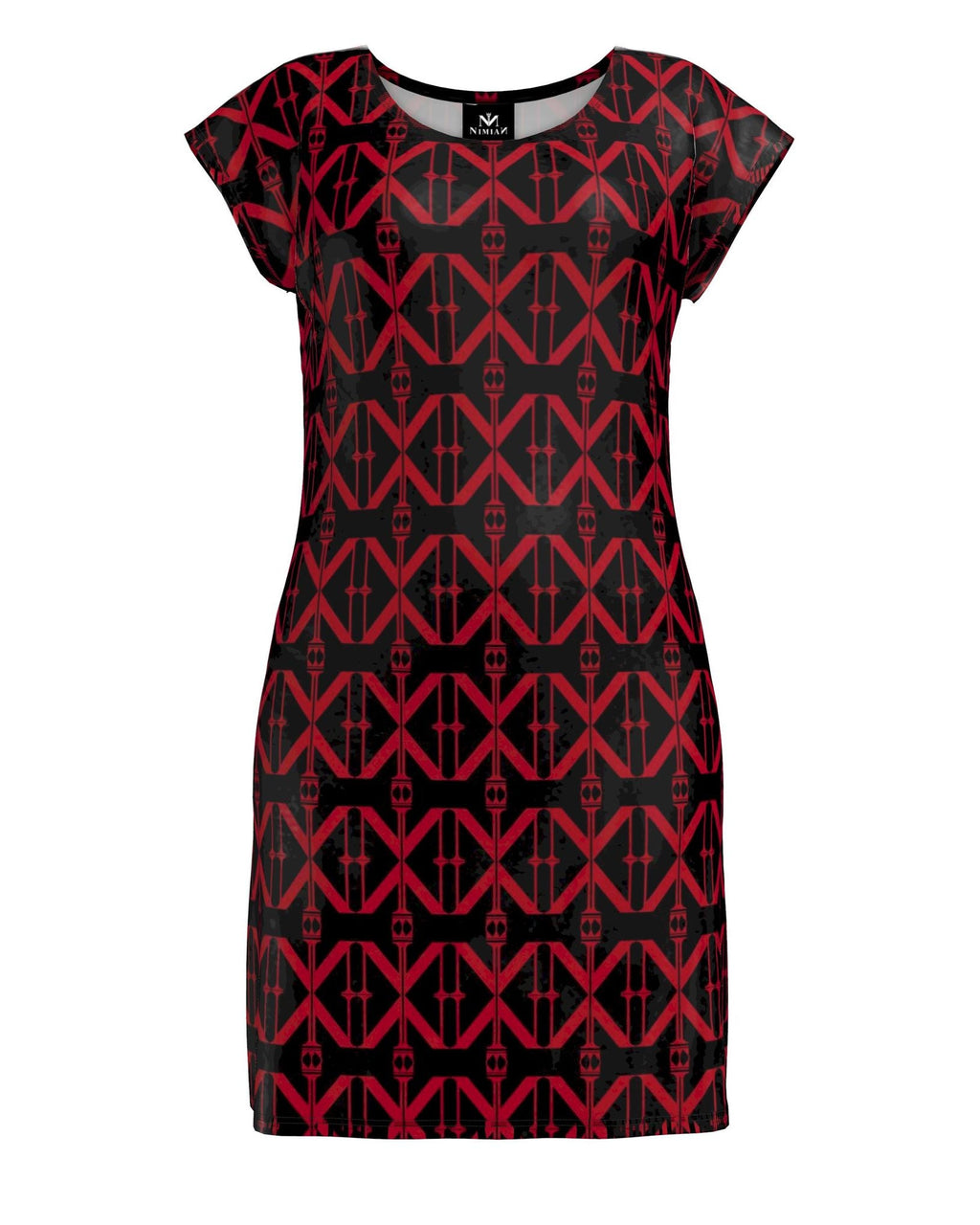 Geometric Print Ladies Tunic T-Shirt