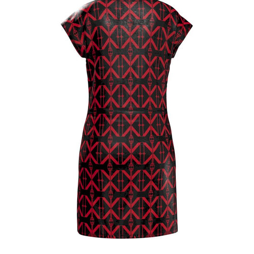 Geometric Print Ladies Tunic T-Shirt