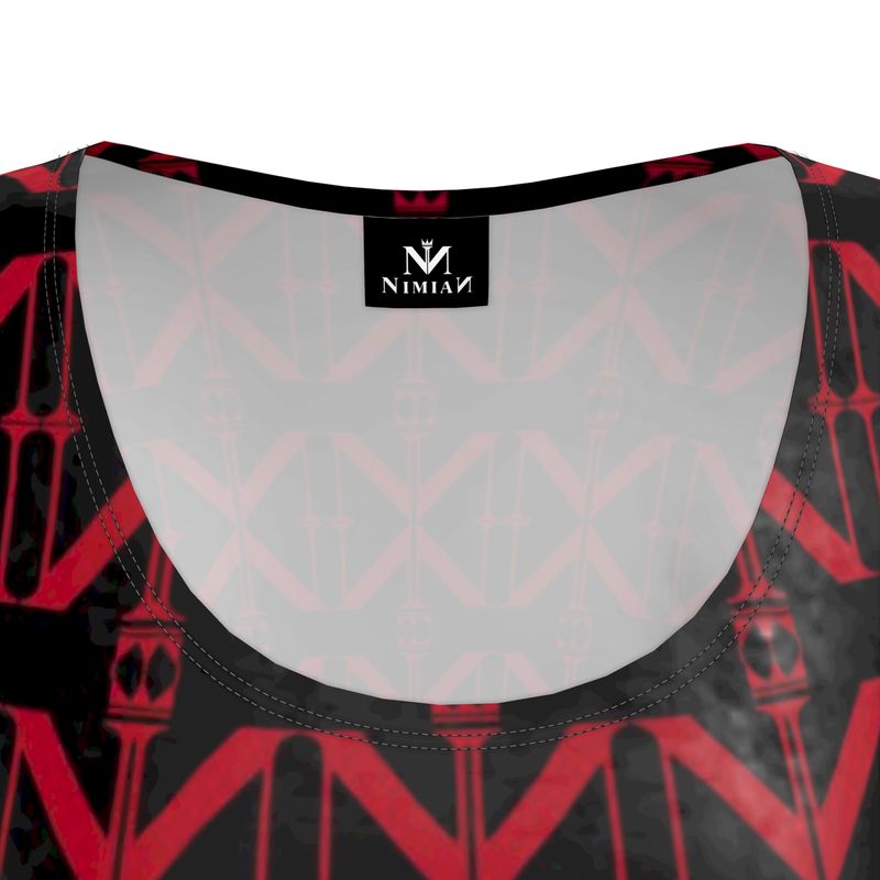 Geometric Print Ladies Tunic T-Shirt