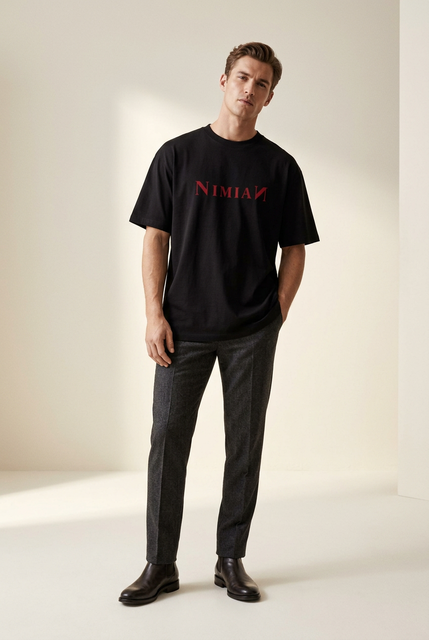 Men’s Boxy Fit Cotton T-Shirt