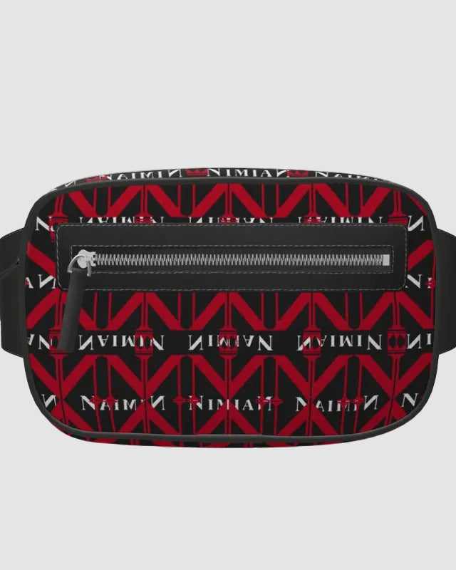 Luxury Belt Bag Red n' White Logo Edition