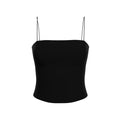 NimiaN Black Strappy Top (Second-Skin Fit)
