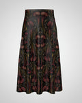 Women’s Midi Skirt Sarracenia Pattern