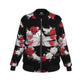 Ladies Bomber Jacket Red Dragonfly