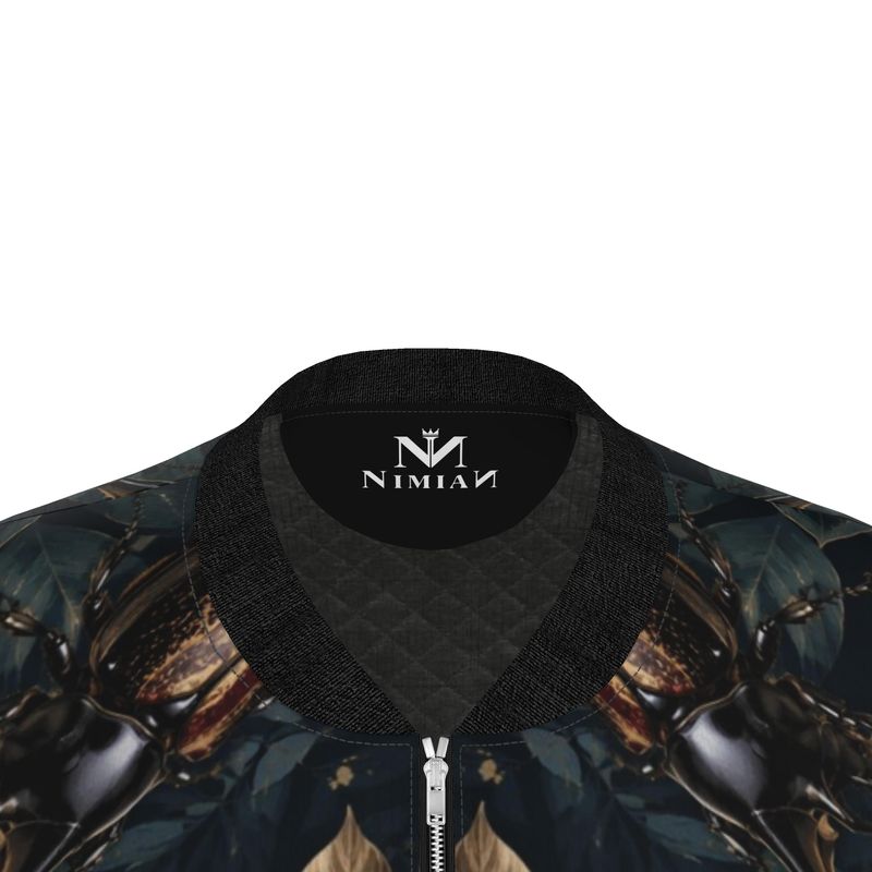 Ladies Bomber Jacket Rhinoceros beetles