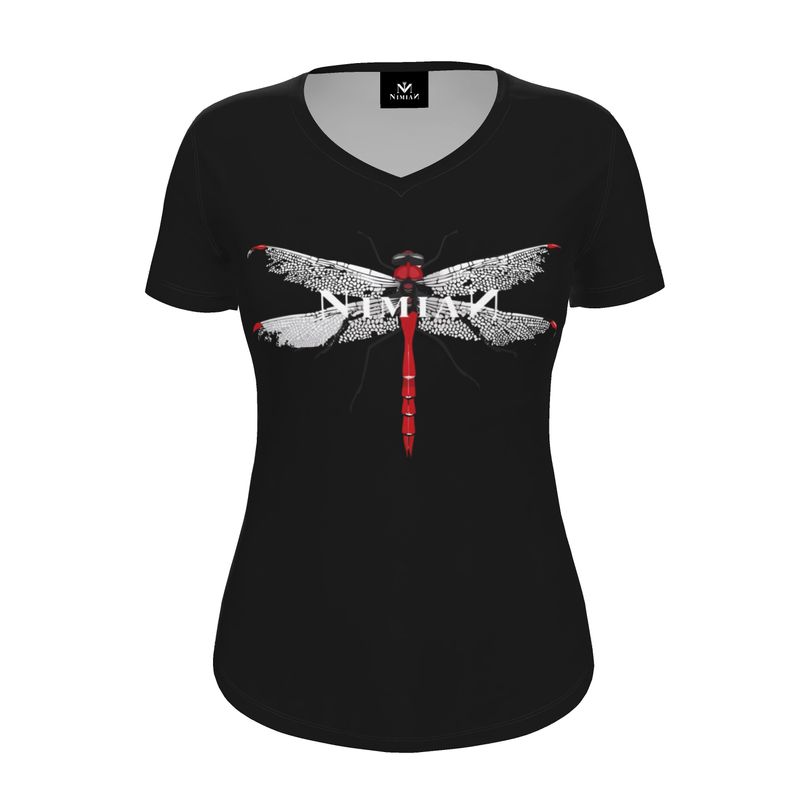 Red slim fit Womens T-Shirt