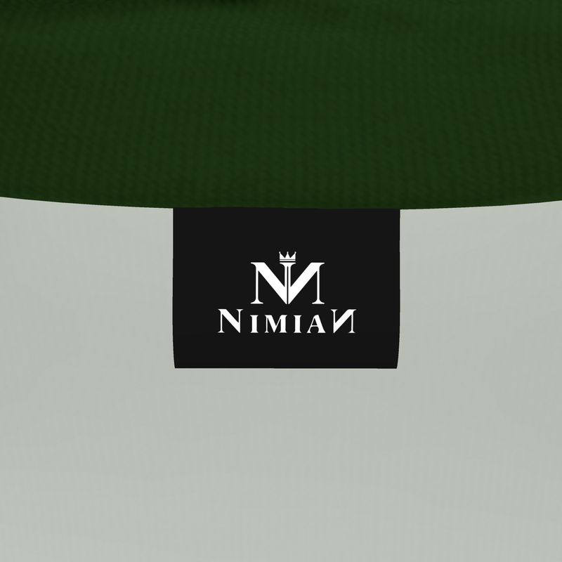 NimiaN Men’s Crimson Roll Neck - Dark Green (Slim Fit)