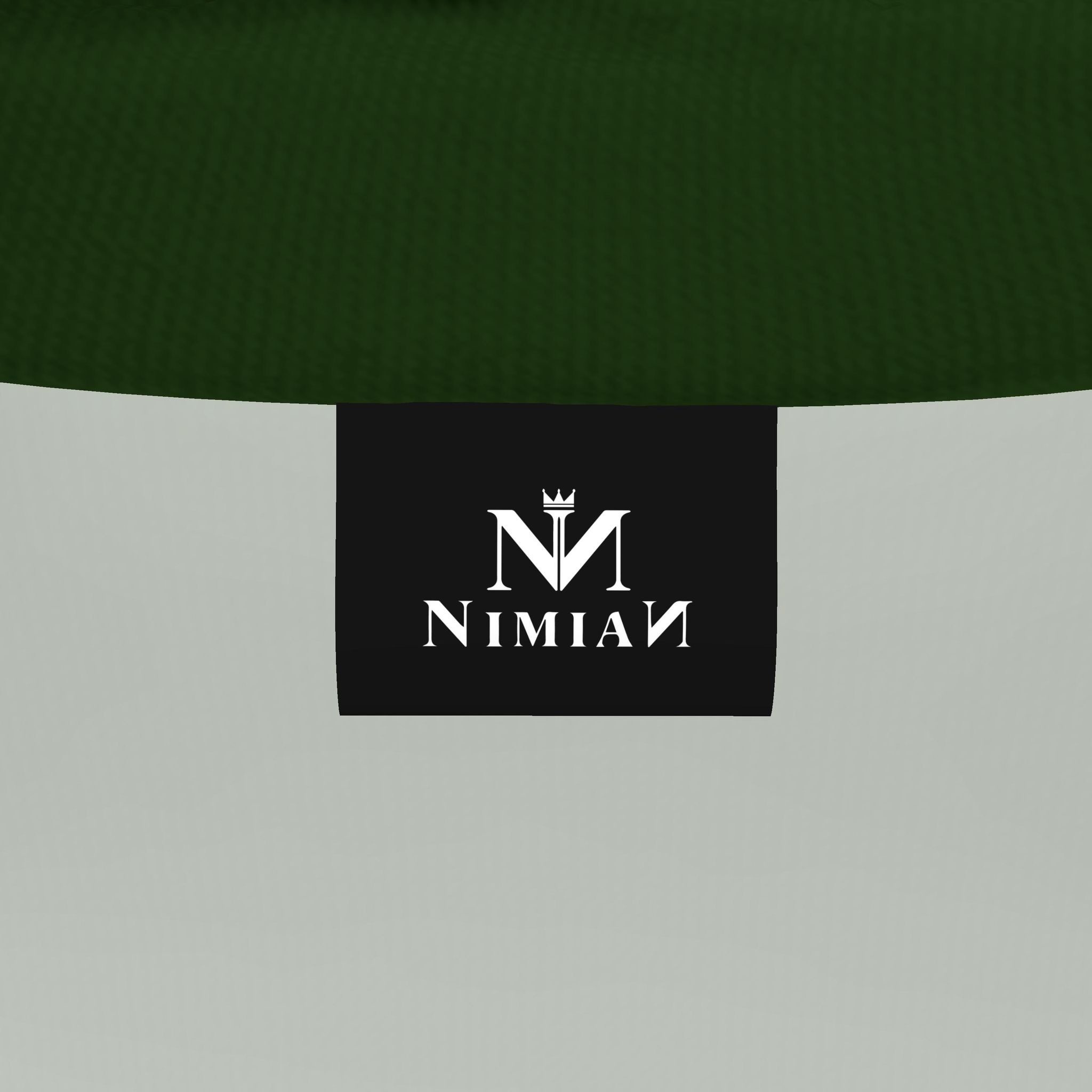 NimiaN Men’s Roll Neck - Dark Green (Slim Fit)