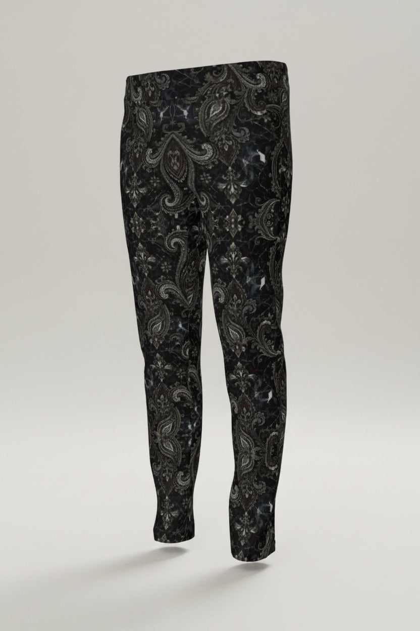NimiaN Men’s Paisley Stripe Track Pants