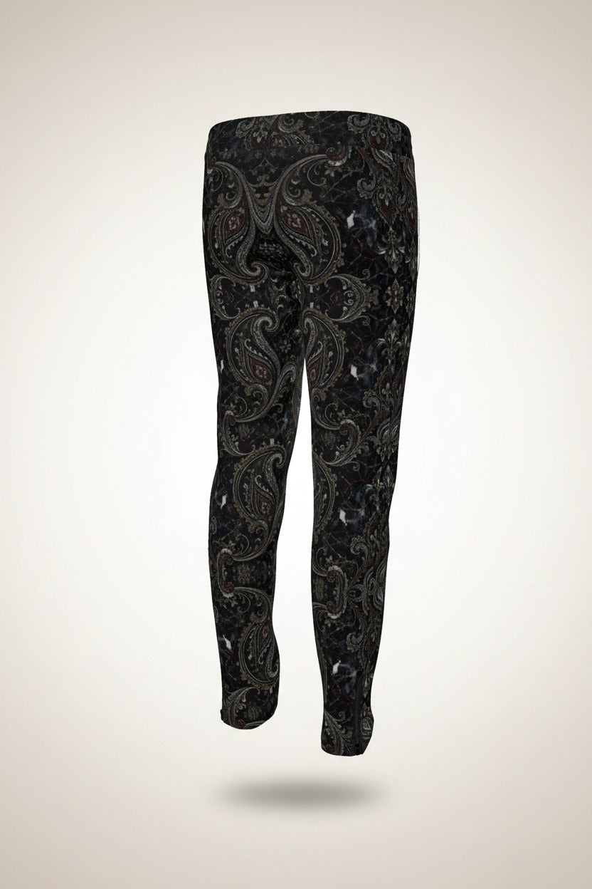 NimiaN Men’s Paisley Stripe Track Pants