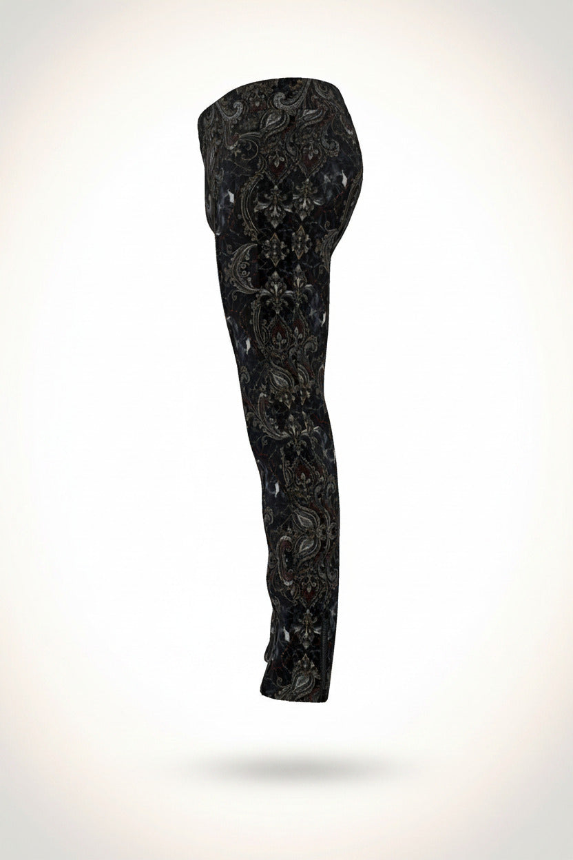 NimiaN Men’s Paisley Stripe Track Pants