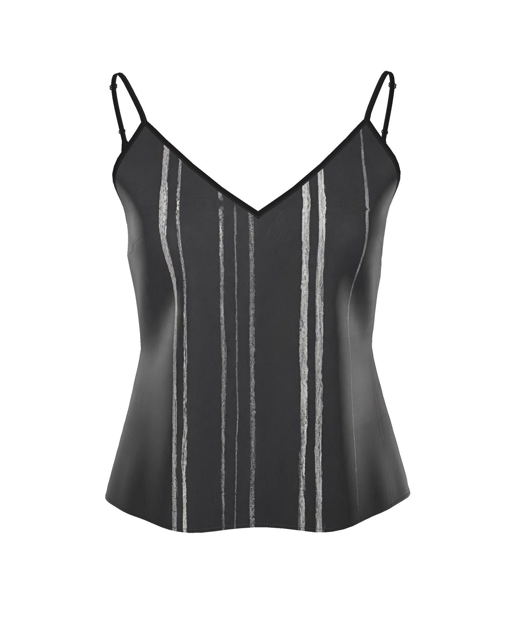 Strappy Camisole White Stripes