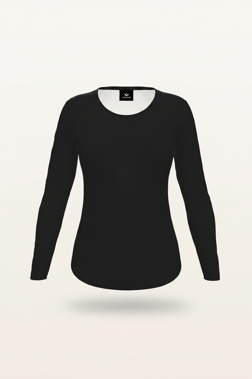 NimiaN Black Long Sleeve T-Shirt