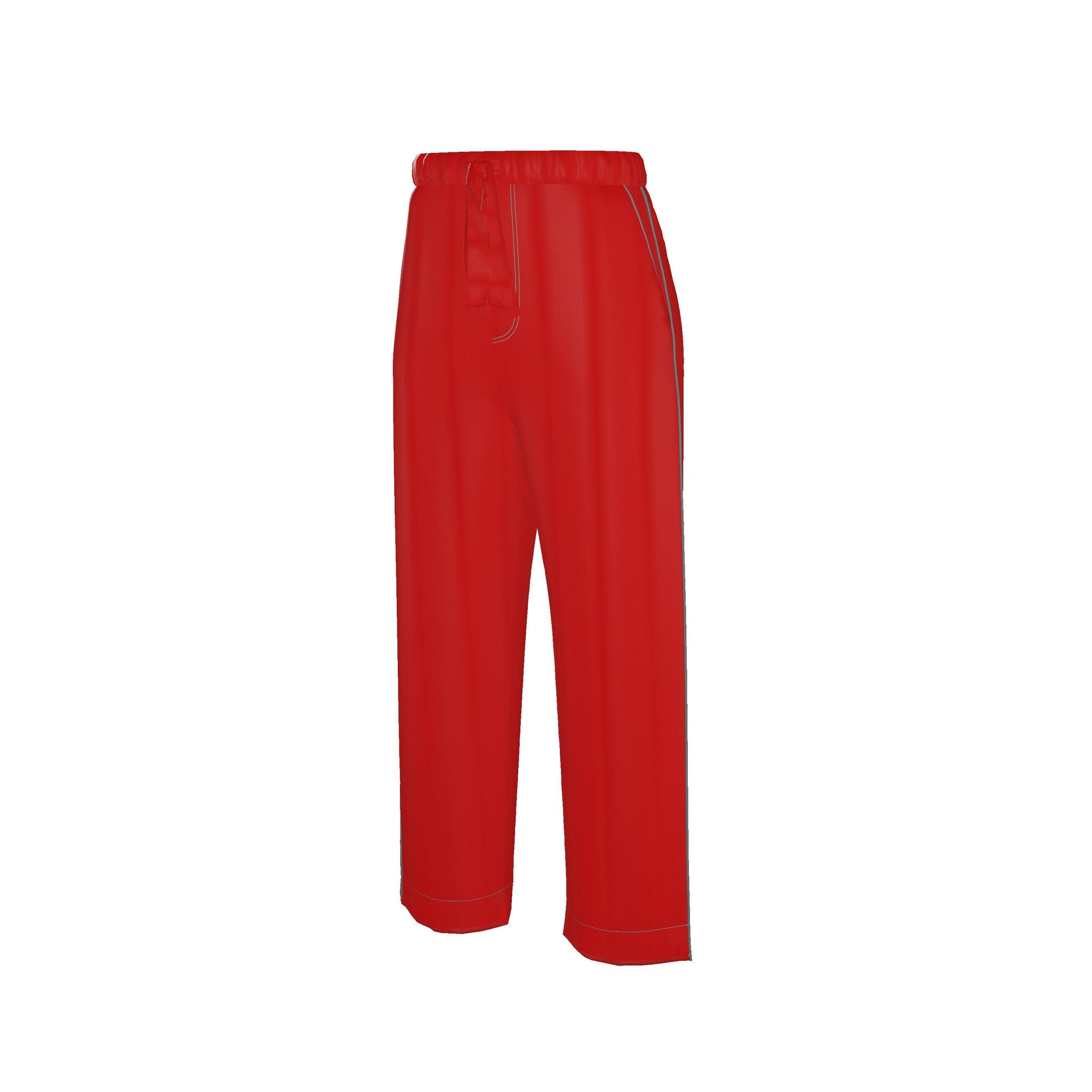 Womens Luxury Pyjama Red Trousers