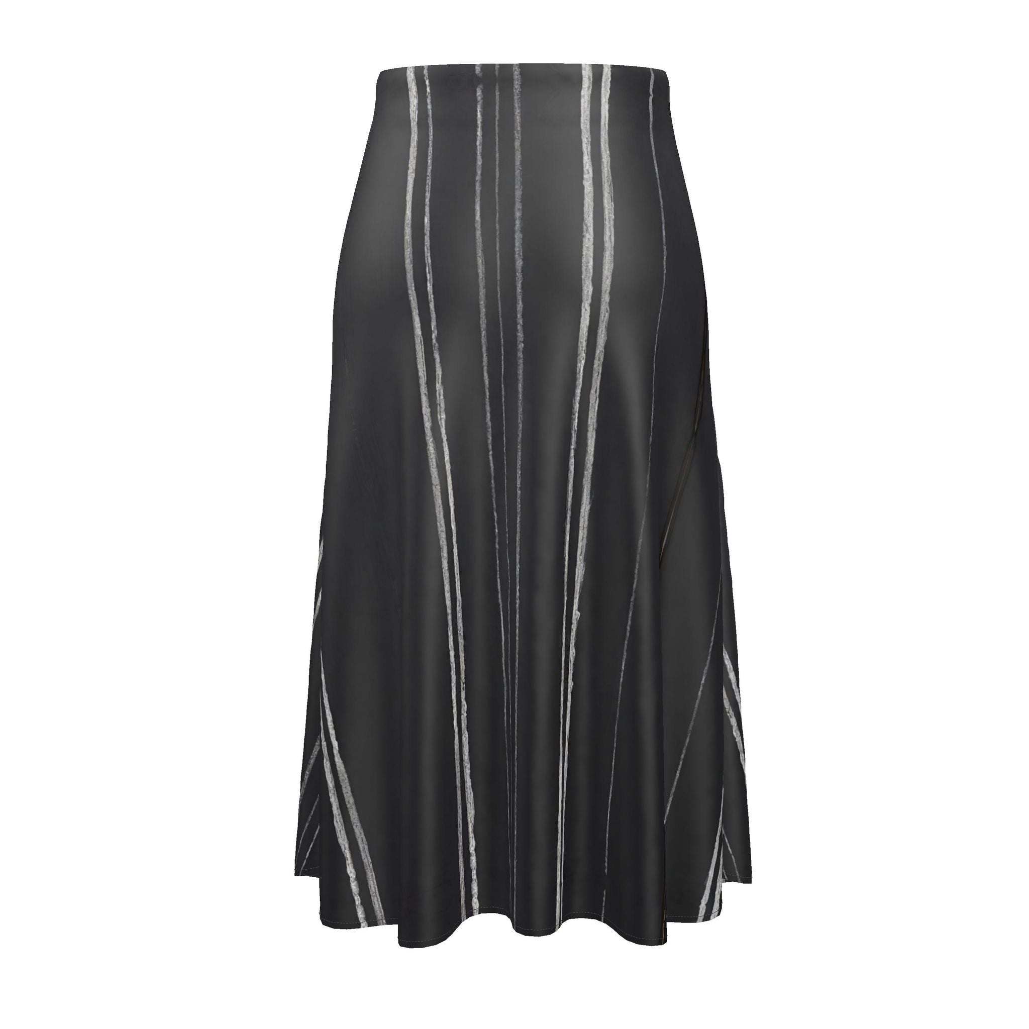 Women’s Midi Skirt White Stripes