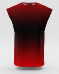 Men's Sleeveless T-Shirt Red Gradient