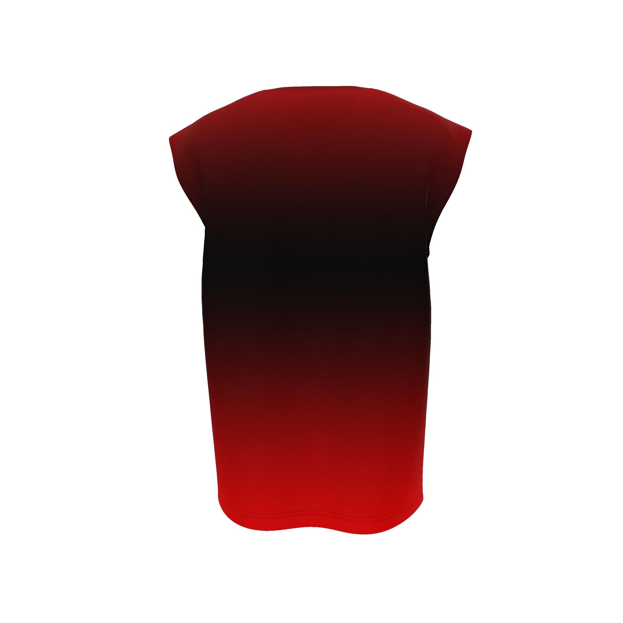 Men's Sleeveless T-Shirt Red Gradient