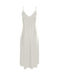 NimiaN Pearl Veil Pure Silk Maxi Slip Dress