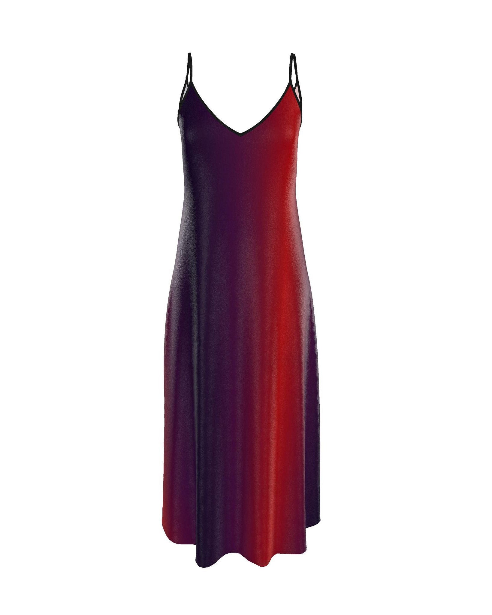 NimiaN Seraphine Pure Silk Maxi Slip Dress