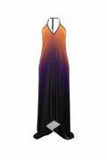 NimiaN Vespera Pure Silk Halterneck Dress