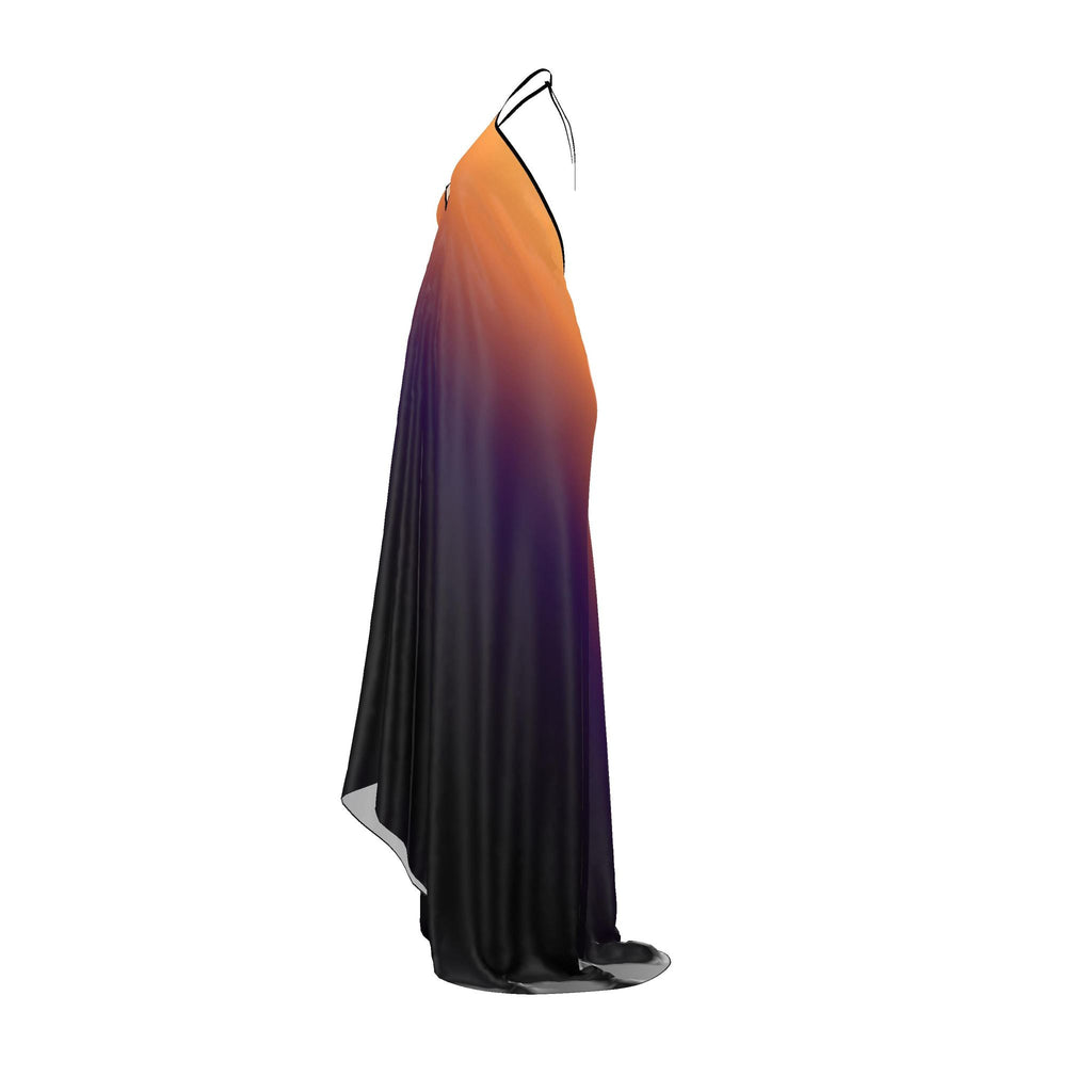 NimiaN Vespera Pure Silk Halterneck Dress