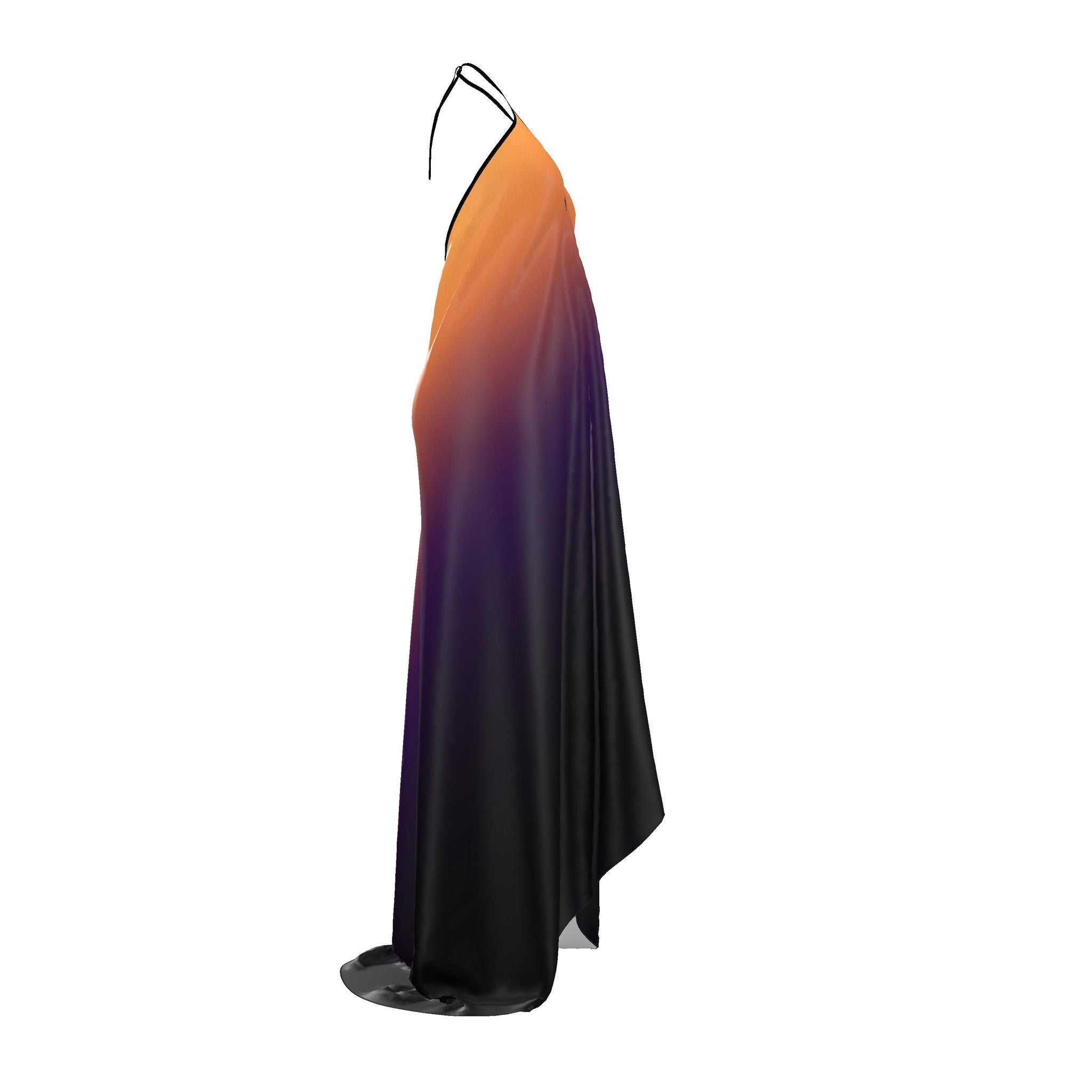 NimiaN Vespera Pure Silk Halterneck Dress