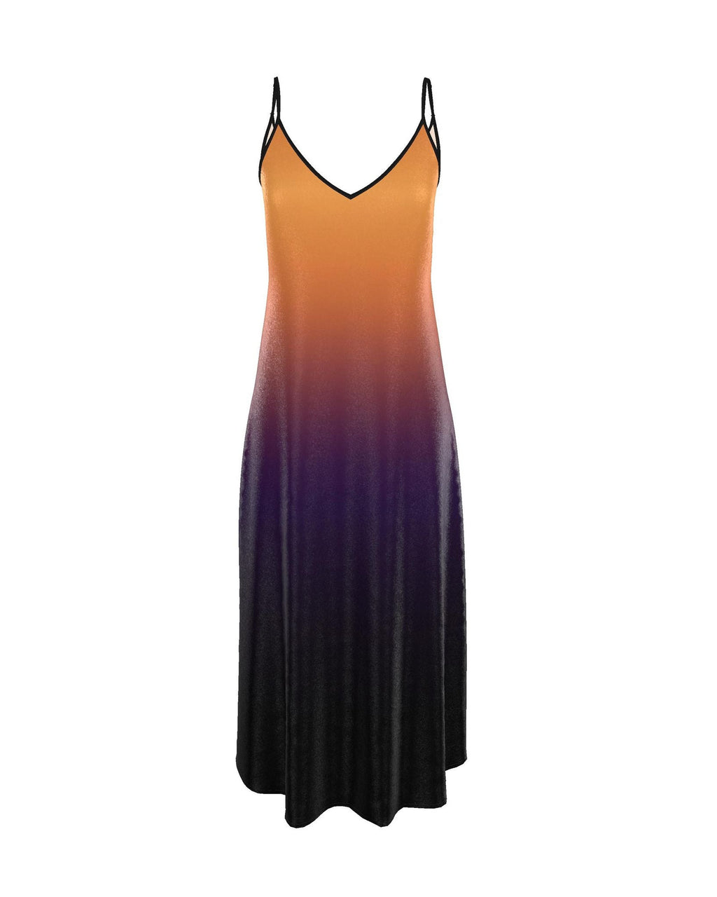 NimiaN Nocturna Pure Silk Maxi Slip Dress